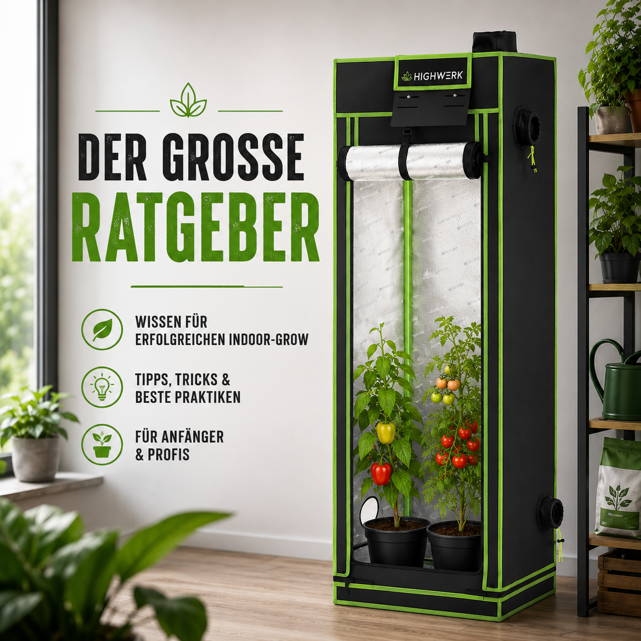 Der große Ratgeber für erfolgreiche Indoor-Anzucht